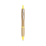 Penna Sfera personalizzata con logo mod:  5277 Rush Natural