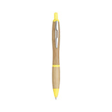 Penna Sfera personalizzata con logo mod:  5277 Rush Natural