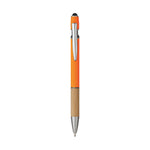 Penna Sfera Soft Touch In Alluminio E Bamboo Iris COD. 5698