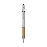 Penna Sfera Soft Touch In Alluminio E Bamboo Iris COD. 5698