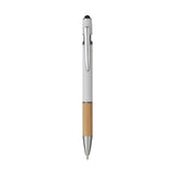 Penna Sfera Soft Touch In Alluminio E Bamboo Iris COD. 5698