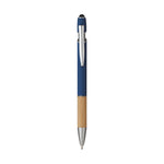 Penna Sfera Soft Touch In Alluminio E Bamboo Iris COD. 5698