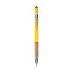 Penna Sfera Soft Touch In Alluminio E Bamboo Iris COD. 5698