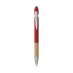 Penna Sfera Soft Touch In Alluminio E Bamboo Iris COD. 5698