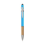 Penna Sfera Soft Touch In Alluminio E Bamboo Iris COD. 5698