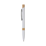 Penna Sfera Soft Touch In Alluminio E Bamboo Elia COD. 5699