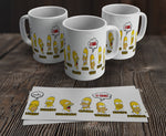 TAZZA SIMPSON PERSONALIZZABILE CON NOME MOD.56