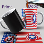 TAZZA CAPITAN AMERICA PERSONALIZZABILE MOD.5