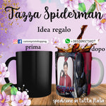 TAZZA SPIDERMAN PERSONALIZZATA CON FOTO MOD.5