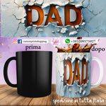 TAZZD DAD PERSONALIZZATA  IN 3D MOD.5