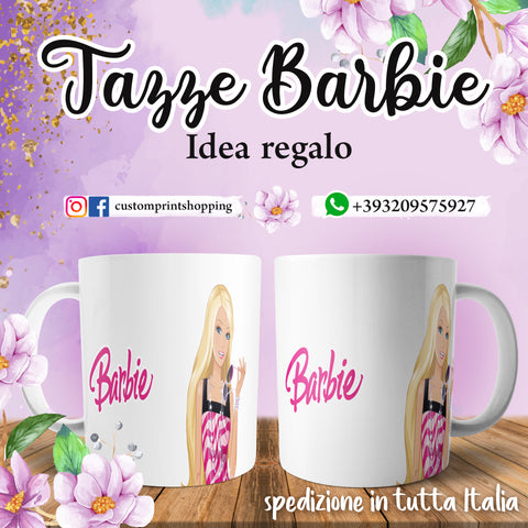 TAZZA BARBIE PERSONALIZZABILE MOD. 5