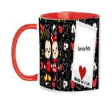 TAZZA MICKEY MINNIE PERSONALIZZABILE CON NOME E FOTO MOD.5