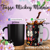 TAZZA MICKEY MINNIE PERSONALIZZABILE CON NOME E FOTO MOD.5