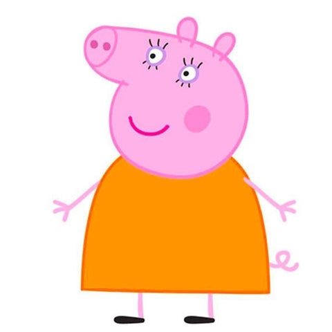 Sagoma Peppa pig in polistirolo  MOD.5