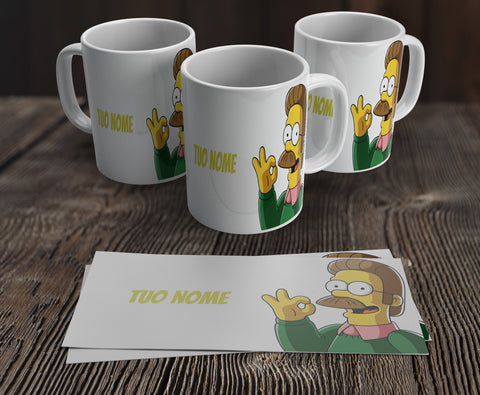 TAZZA SIMPSON PERSONALIZZABILE CON NOME MOD.6