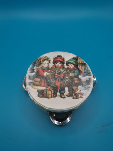 TAMBURO PERSONALIZZATO A TEMA NATALE