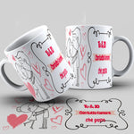 TAZZA SAN VALENTINO PERSONALIZZABILE CON NOME MOD.7