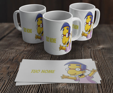 TAZZA SIMPSON PERSONALIZZABILE CON NOME MOD.7