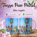 TAZZA PAW PATROL PERSONALIZZABILE CON NOME MOD.7