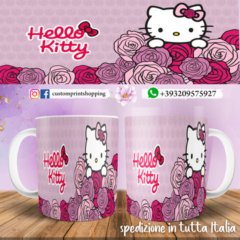 TAZZA HELLO KITTY PERSONALIZZABILE CON IL TUO NOME MOD.7