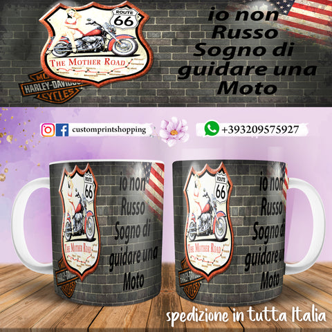 TAZZA HARLEY DAVIDSON DIVERTENTE PERSONALIZZABILE CON NOME MOD.7