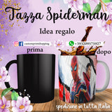 TAZZA SPIDERMAN PERSONALIZZABILE CON NOME MOD.7