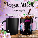 TAZZA STITCH IN LOVE PERSONALIZZATA CON NOME MOD.8