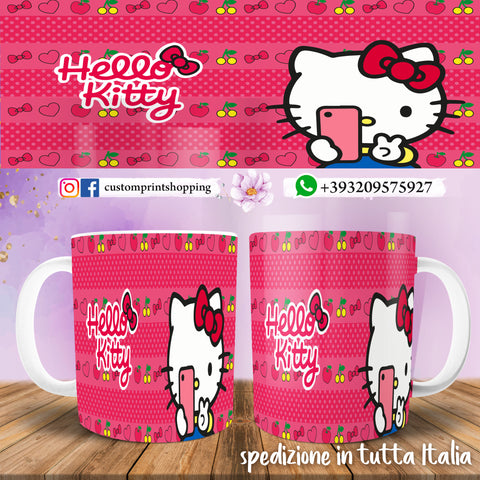 TAZZA HELLO KITTY PERSONALIZZABILE CON IL TUO NOME MOD.8