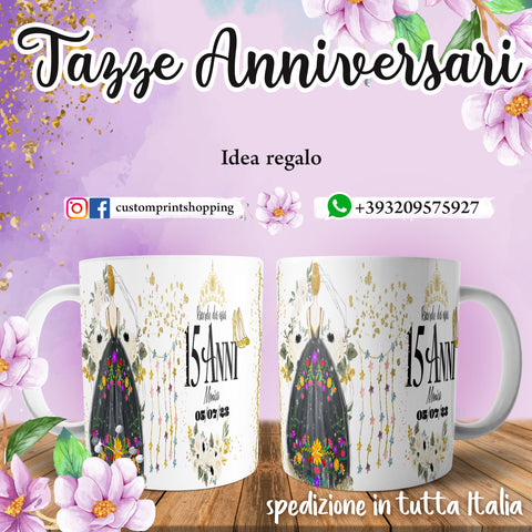 TAZZA COMPLEANNO PERSONALIZZATA MOD.8