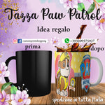 TAZZA PAW PATROL PERSONALIZZABILE CON NOME MOD.8