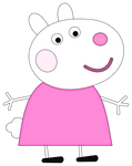 SAGOMA PEPPA PIG  IN POLISTIROLO PERSONALIZZATA MOD.8