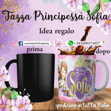 TAZZA PRINCIPESSA SOFIA PERSONALIZZABILE CON NOME MOD.9