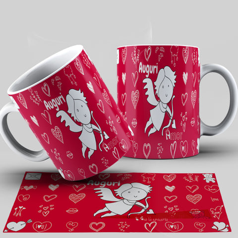 TAZZA SAN VALENTINO PERSONALIZZABILE CON NOME MOD.9