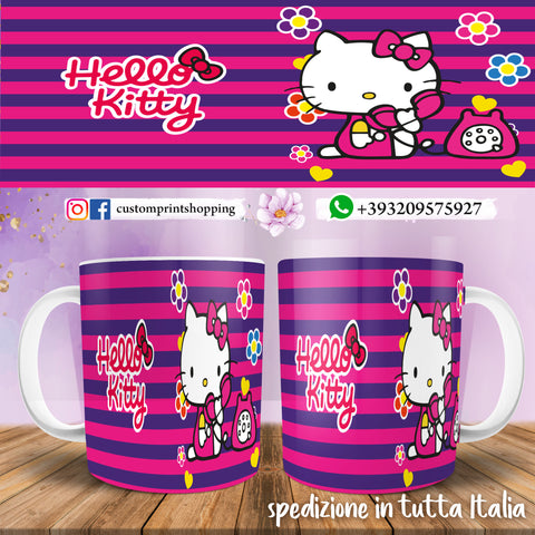 TAZZA HELLO KITTY PERSONALIZZABILE CON IL TUO NOME MOD.9