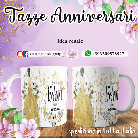 TAZZA COMPLEANNO PERSONALIZZATA MOD.9