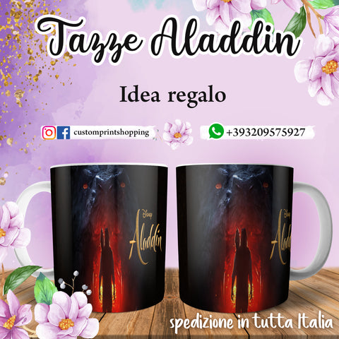 TAZZA ALADDIN PERSONALIZZABILE CON IL TUO NOME MOD.06