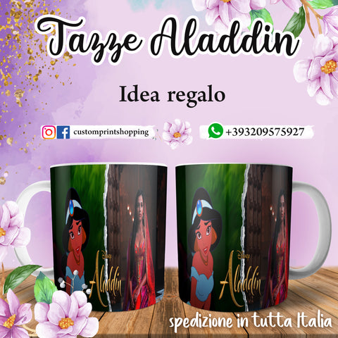 TAZZA ALADDIN PERSONALIZZABILE CON IL TUO NOME MOD.10