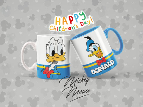 TAZZA DISNEY PAPERINO PERSONALIZZABILE CON NOME