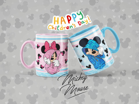 TAZZA DISNEY MINNIE & TOPOLINO PERSONALIZZABILE CON NOME
