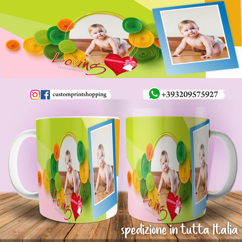 TAZZA LOVING MOMENTS PERSONALIZZATA CON FOTO