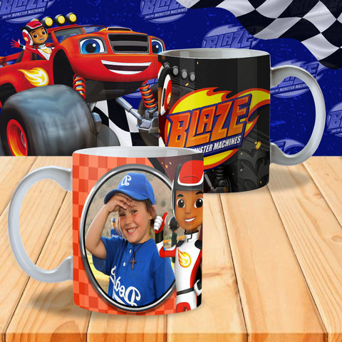 TAZZA BLAZE MACHINE PERSONALIZZATA CON FOTO MOD.1