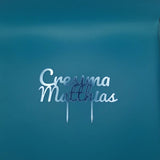 Cake Topper Cresima con Nome Vari modelli