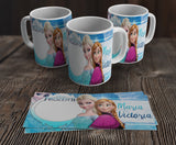 TAZZA FROZEN PERSONALIZZATA CON FOTO E NOME MOD.2