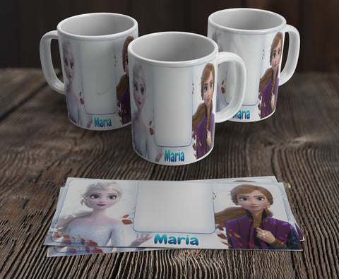 TAZZA FROZEN PERSONALIZZATA CON FOTO E NOME MOD.4