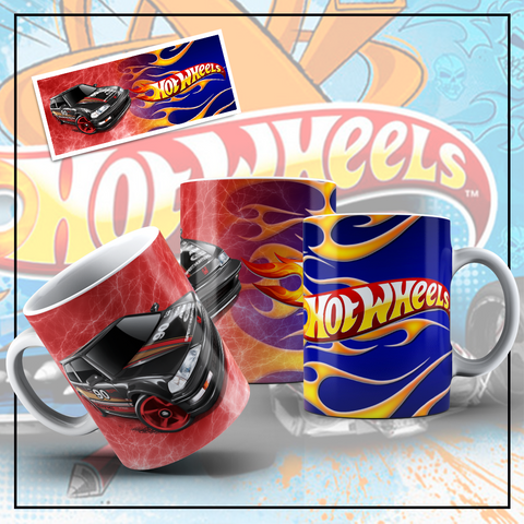 TAZZA HOTWHEELS PERSONALIZZABILE CON NOME MOD. 11