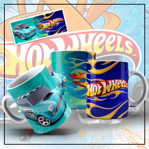 TAZZA HOTWHEELS PERSONALIZZABILE CON NOME MOD. 13