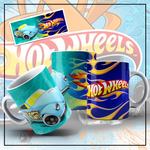 TAZZA HOTWHEELS PERSONALIZZABILE CON NOME MOD. 18