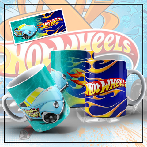 TAZZA HOTWHEELS PERSONALIZZABILE CON NOME MOD. 18