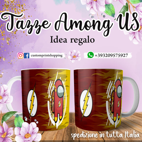 TAZZA AMONG US PERSONALIZZABILE CON IL TUO NOME MOD. (I)