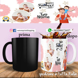 TAZZA HAPPY FATHER DAY PERSONALIZZATA CON FOTO E NOME